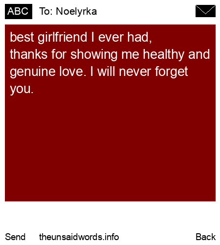 unsent message to Noelyrka