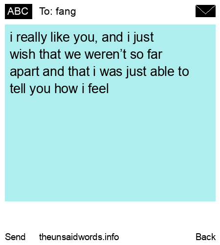 unsent message to fang