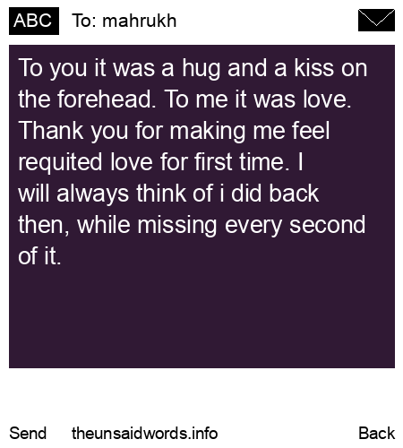 unsent message to mahrukh