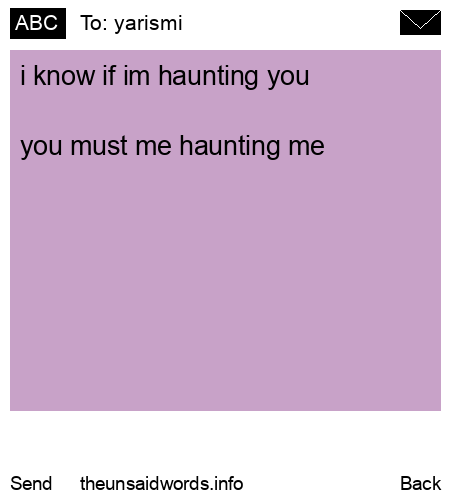 unsent message to yarismi