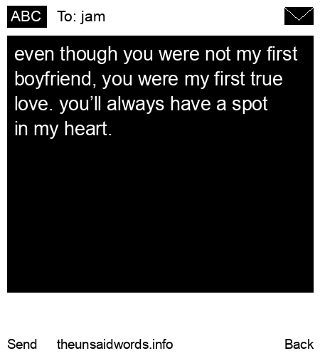 unsent message to jam