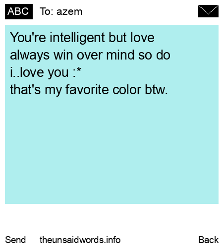 unsent message to azem