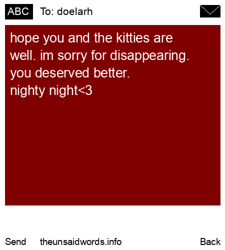 unsent message to doelarh