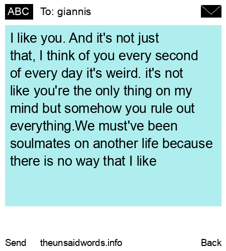 unsent message to giannis