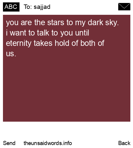 unsent message to sajjad