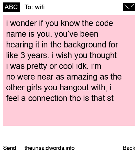 unsent message to wifi