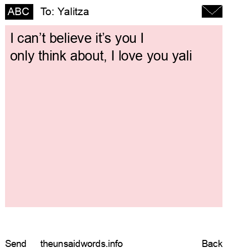unsent message to Yalitza