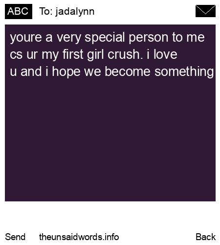 unsent message to jadalynn