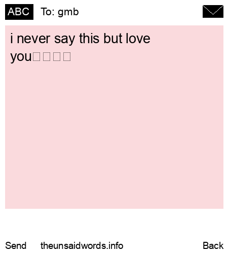 unsent message to gmb