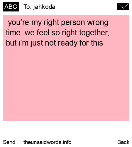 unsent message to jahkoda