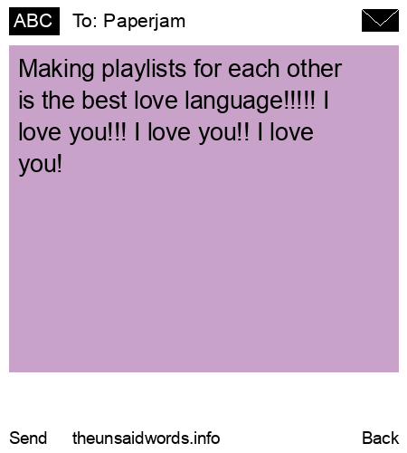 unsent message to Paperjam