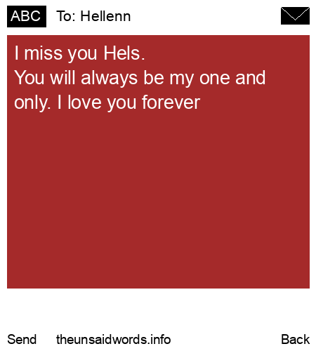 unsent message to Hellenn