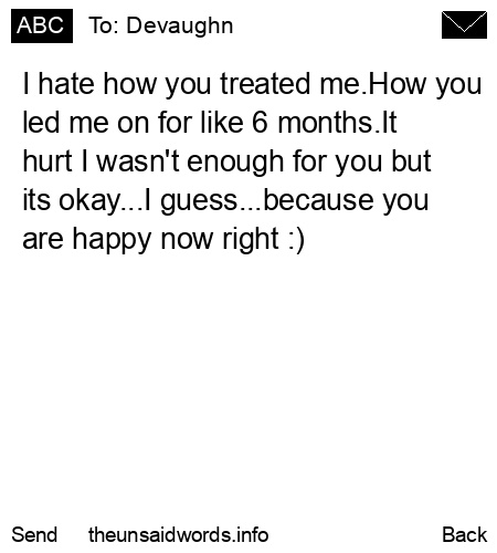 unsent message to Devaughn