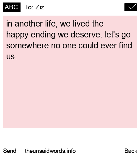 unsent message to Ziz