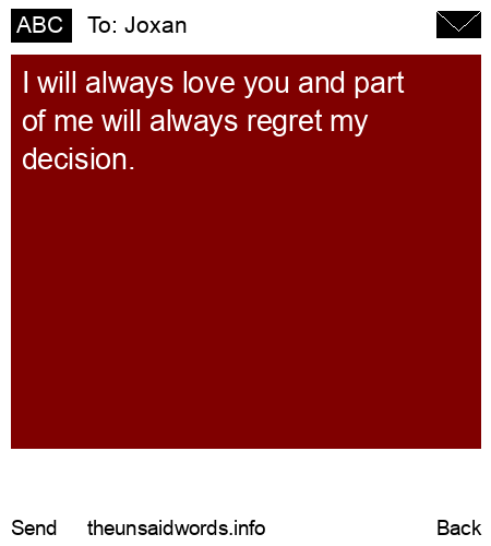 unsent message to Joxan 