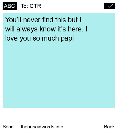 unsent message to CTR