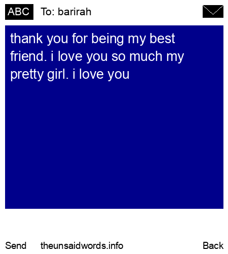 unsent message to barirah