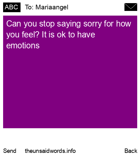 unsent message to Mariaangel 