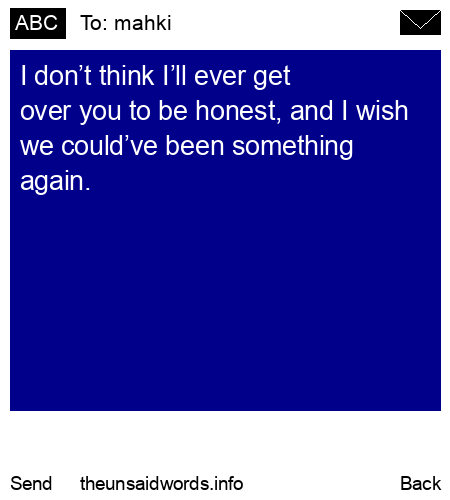 unsent message to mahki