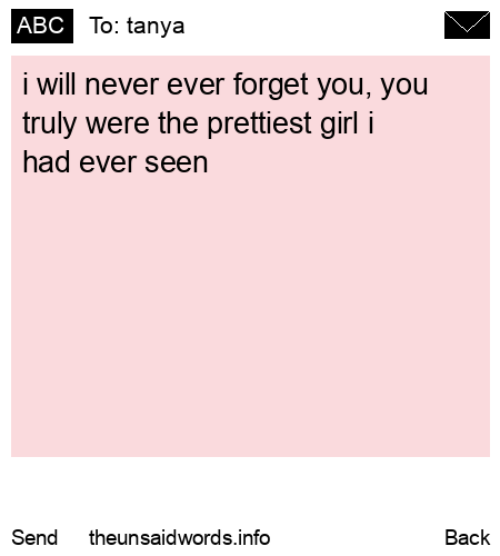 unsent message to tanya