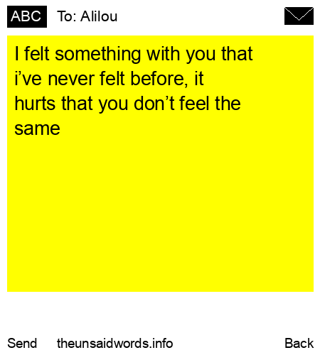 unsent message to Alilou 