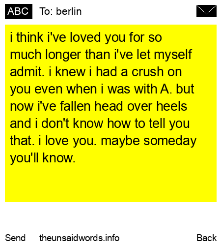 unsent message to berlin