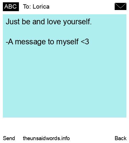 unsent message to Lorica