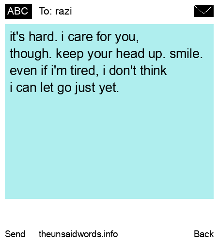 unsent message to razi