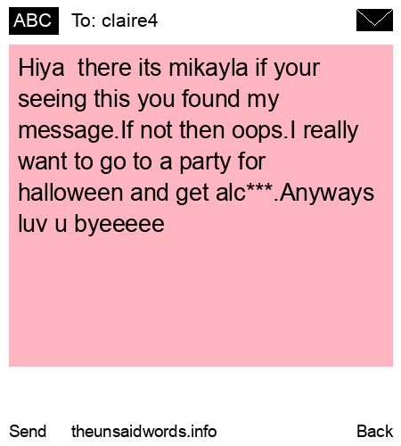 unsent message to claire4