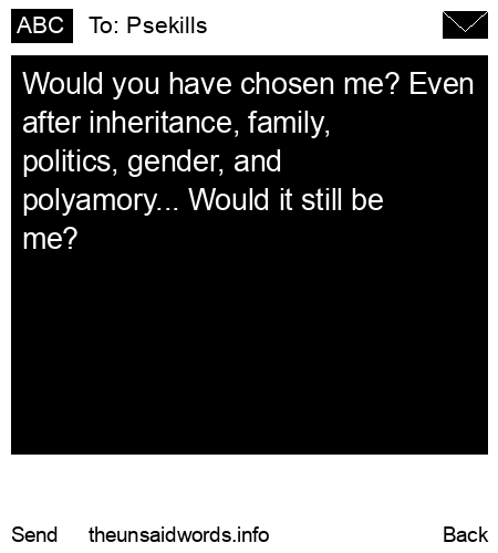 unsent message to Psekills