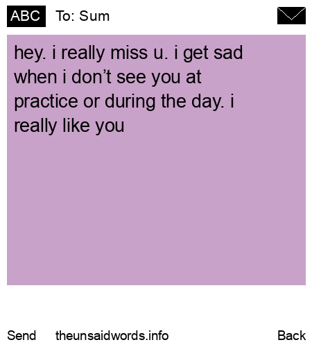 unsent message to Sum