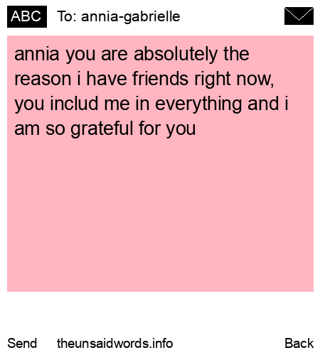 unsent message to annia-gabrielle