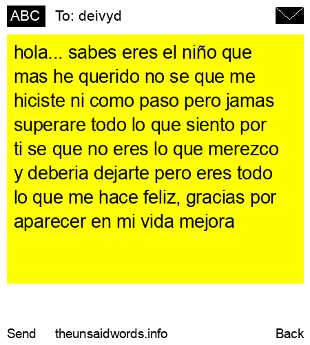 unsent message to deivyd