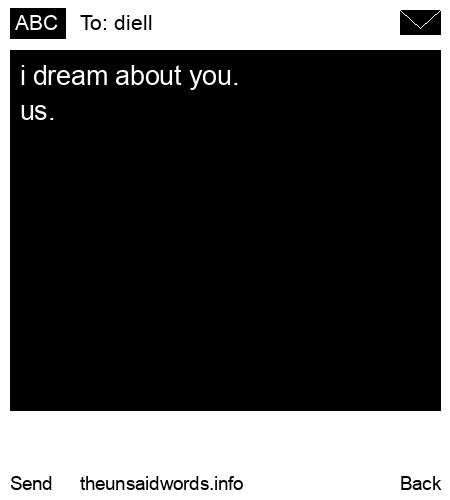 unsent message to diell 
