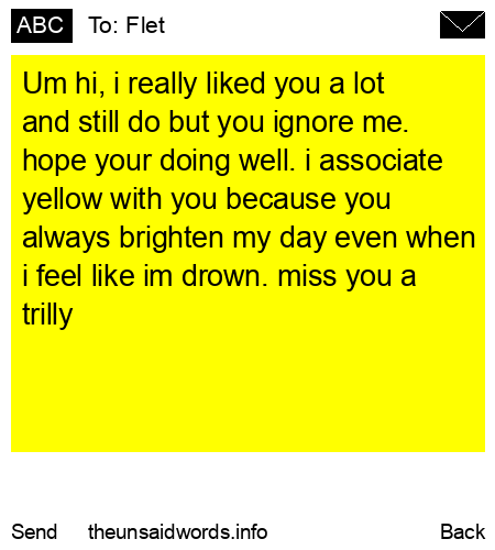 unsent message to Flet