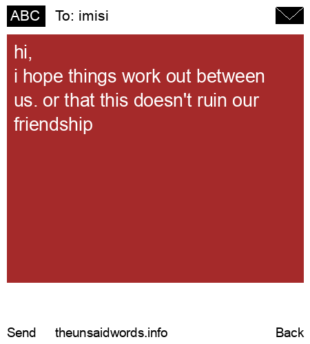 unsent message to imisi