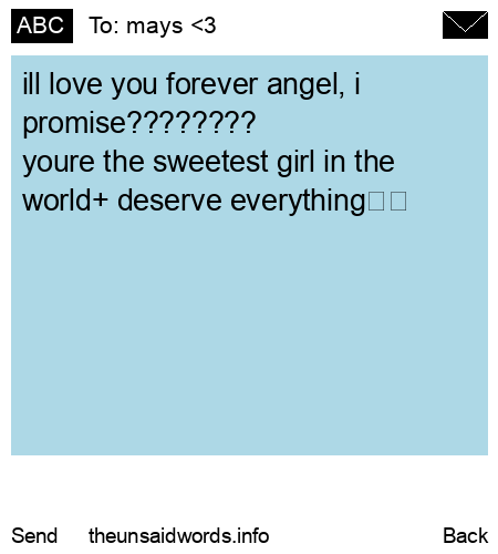 unsent message to mays <3