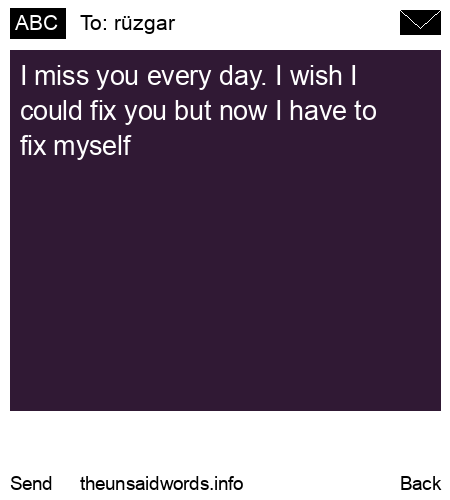 unsent message to rüzgar