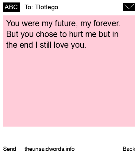 unsent message to Tlotlego 