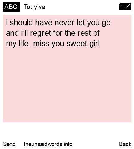 unsent message to ylva 