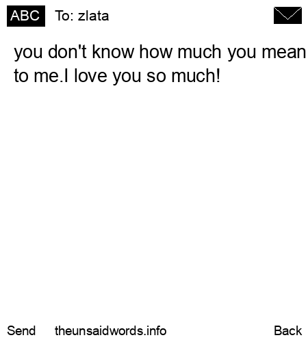 unsent message to zlata