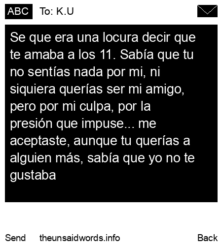 unsent message to K.U