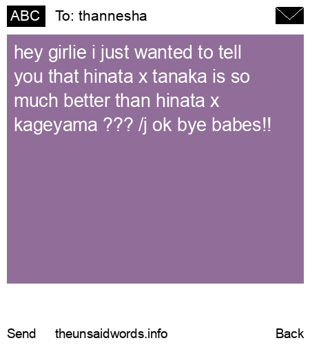 unsent message to thannesha