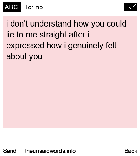 unsent message to nb