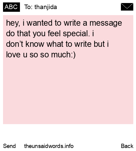 unsent message to thanjida