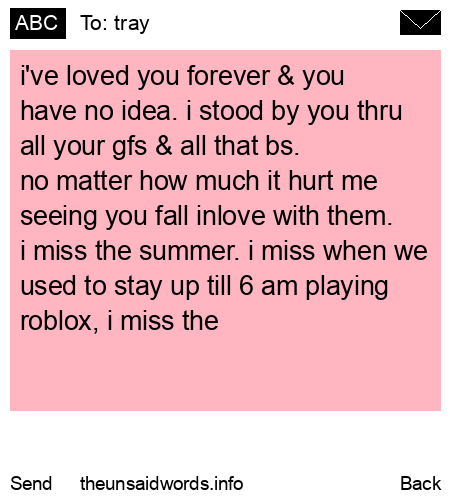 unsent message to tray