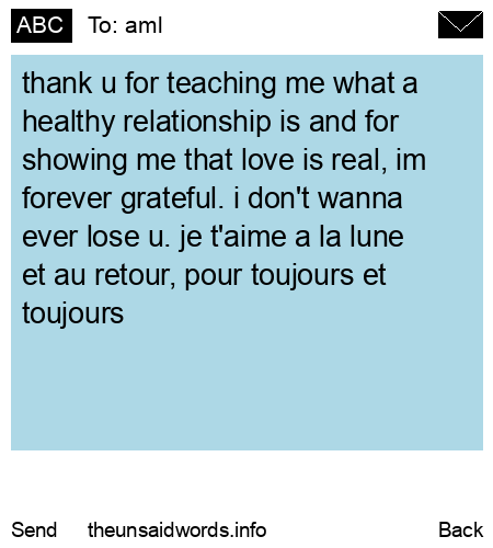 unsent message to aml