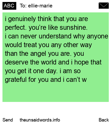 unsent message to ellie-marie