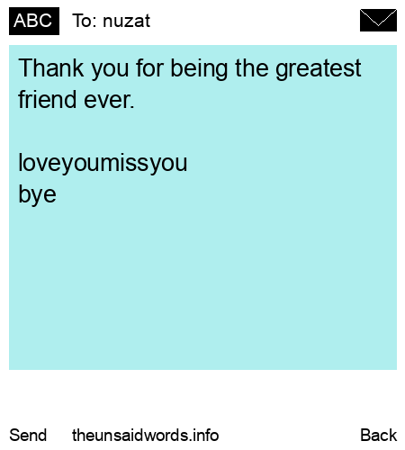unsent message to nuzat