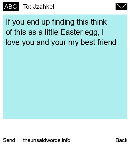 unsent message to Jzahkel